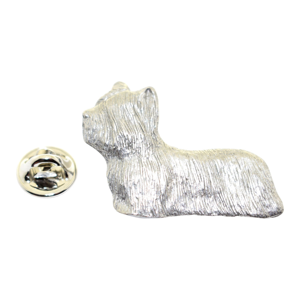Skye Terrier Pin ~ Antiqued Pewter ~ Lapel Pin ~ Sarah's Treats & Treasures